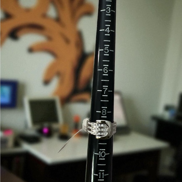 Silver Tone Bucket Ring - Picture 2 of 4